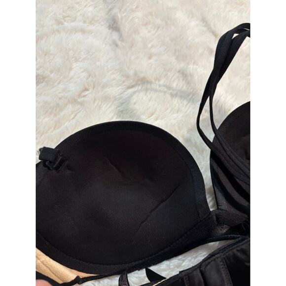 NWOT Victoria's Secret Black Push-Up Bra 34A - Picture 5 of 6